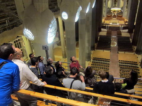 Crònica de la visita Tecnològica a la Sagrada Família